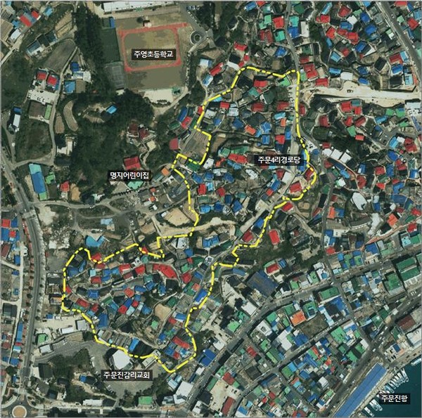 강릉시 해품마을 사업 위치 /사진제공=강릉시