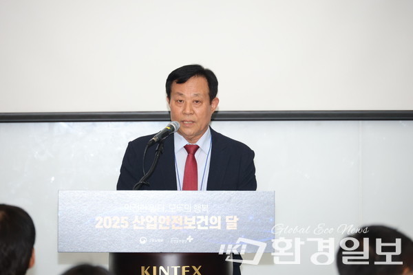 이준원 회장은 산업재해 예방을 위해 스마트 기술과 사람 중심의 안전문화 결합이 필수라고 강조했다. /사진=박준영 기자