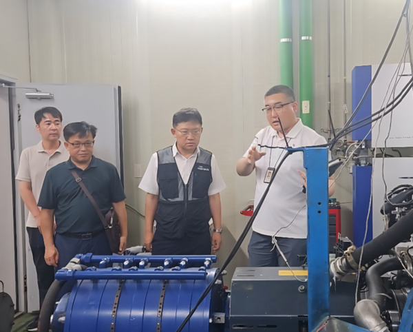 (주)이알인터내셔널 방문 점검 현장 /사진제공=수도권대기환경청