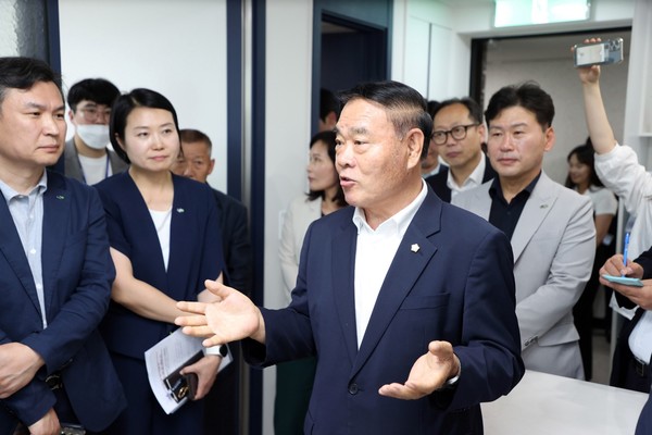 이재식 의장, ‘새빛 청년존 2호 입주기념식’ 참석 /사진제공=수원특례시의회