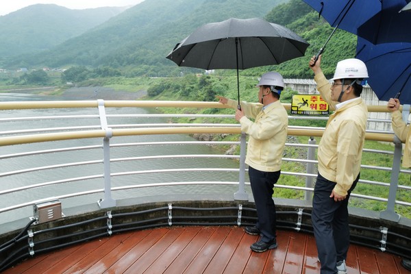 보현산댐 점검 현장 /사지넺공=한국수자원공사