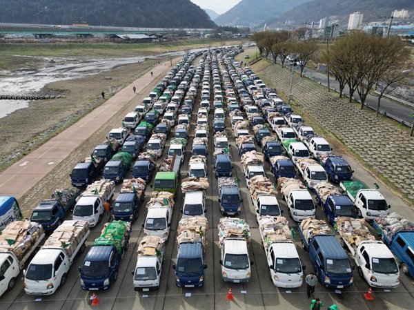 새마을환경살리기 (재활용품 모으기) /사진제공=청도군