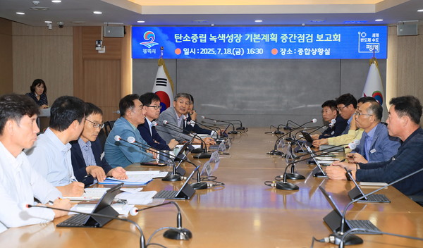 평택시 탄소중릭 녹색성장 기본계획 중간보고회 개최  /사진제공=평택시