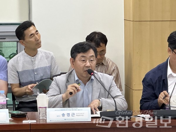 송경근 KIST 책임연구원은 하수열을 데이터센터 냉각에 활용할 수 있는 에너지 자원으로 제안하며, 수도권 집중형 인프라와의 연계를 통해 정책적 제도화를 추진해야 한다고 강조했다. /사진=박준영 기자