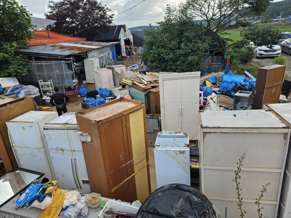 경기 가평 침수 지역 /사진제공=환경부