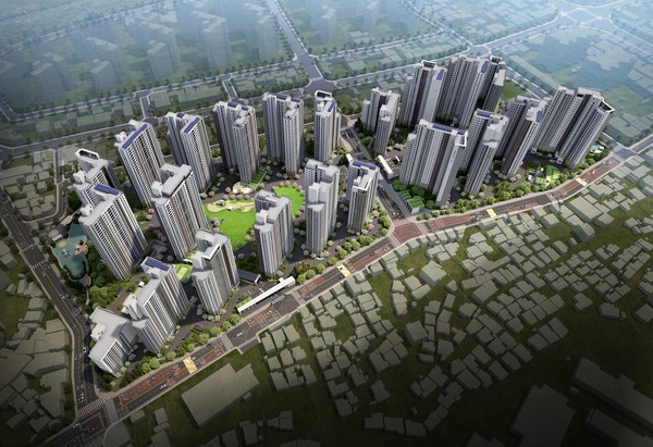 청주 센텀 푸르지오 자이 조감도 /사진제공=대우건설