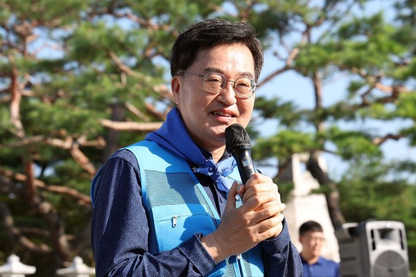 김동연, ‘2025 광복 80주년 맞이 경기둘레길 통일걷기’ 출정식 참석 /사진제공=경기도