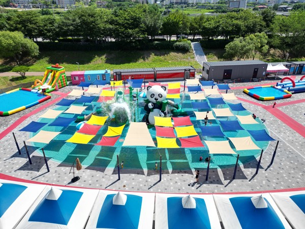 오학 물놀이장 야간개장 2025년 8월 1일 부터 8월 10일까지 운영  /사진제공=여주도시공사