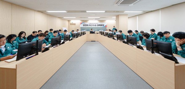 .오산시, 안전관리자문단 합동으로 옹벽·교량 점검 사고수습대책본부 회의 /사진제공=오산시