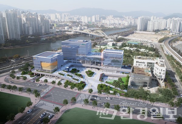 2027년 12월 완공을 목표로 공사 중인 해운대구청 신청사 조감도 /사진제공=해운대구청 