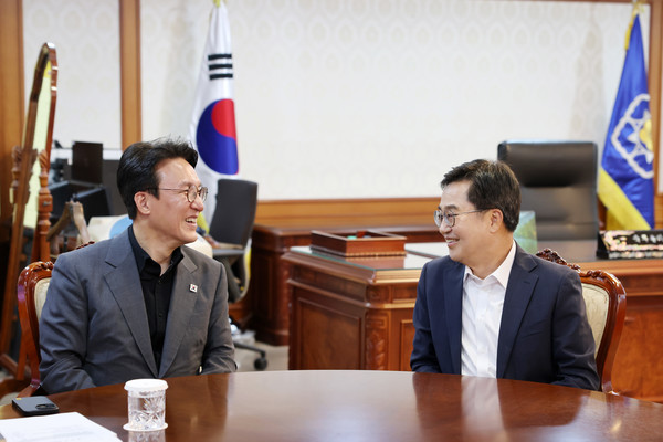 김동연 지사, 김민석 국무총리와 현안 논의 /사진제공=경기도