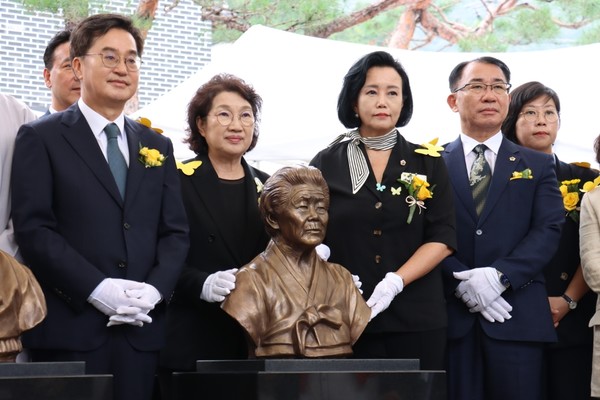 정윤경 부의장이 ‘2025년 일본군 위안부 피해자 기림의 날’ 행사에 참석했다. /사진제공=경기도의회