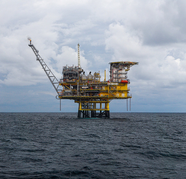 동해가스전 전경 /사진제공=한국석유공사