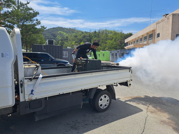 봉화군보건소가 오는 10월까지 방역소독사업을 실시한다. /사진제공=봉화군