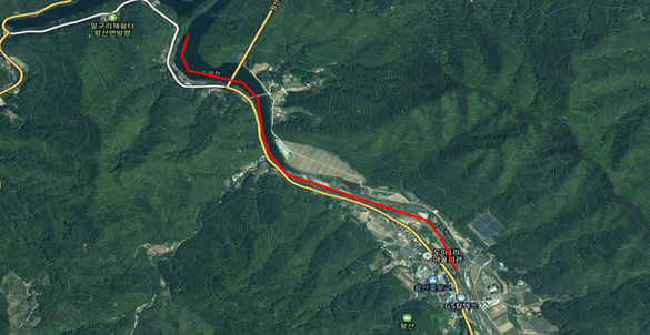 정비 작업 구간 /사진제공=강릉시