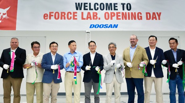 eFORCE LAB 개소식 /사진제공=두산밥캣