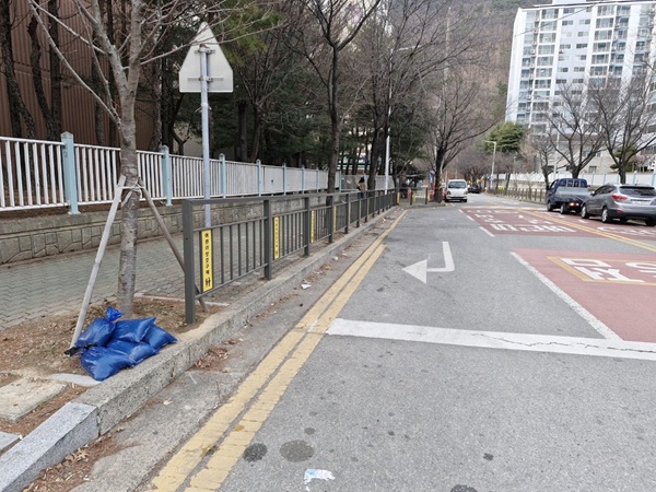 통학로 방호울타리 /사진제공=구미시