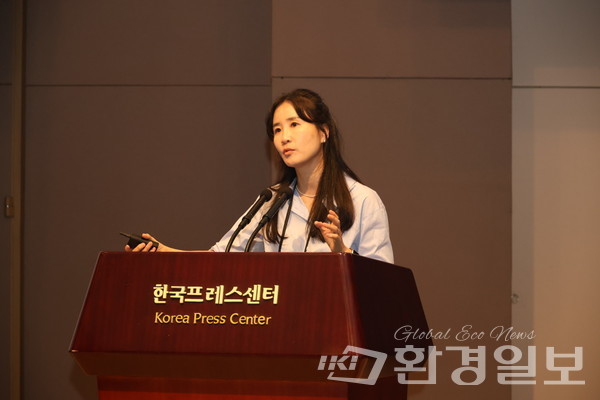 한혜진 선임연구위원은 물 자원의 다변화와 맞춤형 포트폴리오 설계, 전략 갱신 주기 단축을 통해 기후 불확실성에 대응해야 한다고 제안했다. /사진=박준영 기자