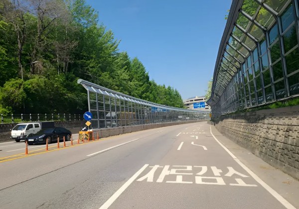 용인특례시 수지구 죽전동 푸르내공원 일원 방음벽 교체 /사진제공=용인특례시