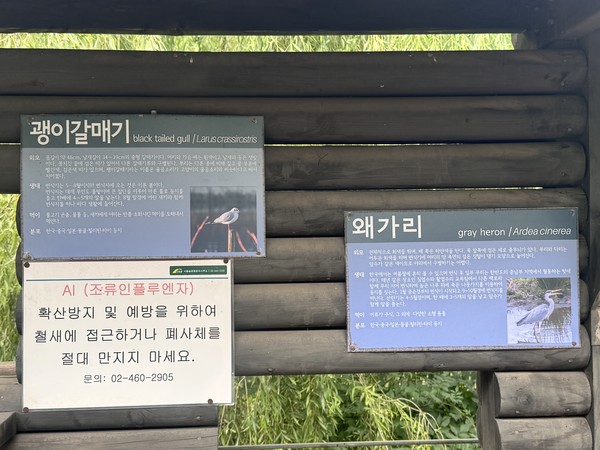서울숲 습지생태원의 조류관찰대 / 사진=이주예 학생기자