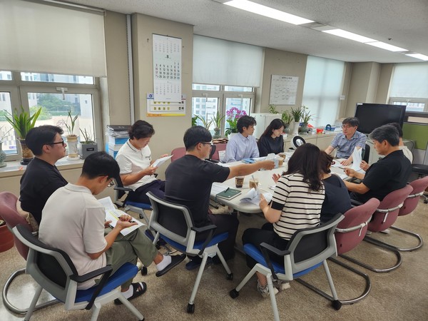 공공건축물 공사비 절감 전담팀(TF) 회의 /사진제공=부천시