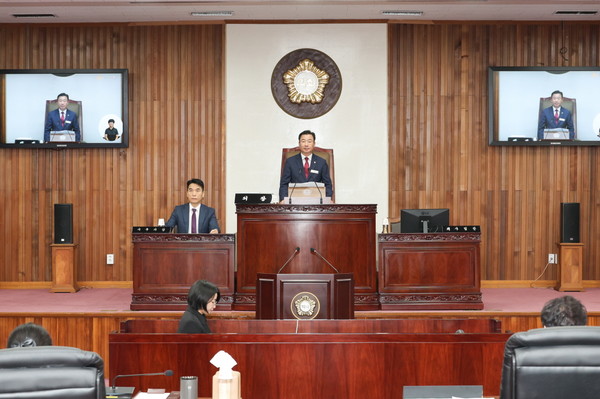 제77회 여주시의회 임시회 폐회  /사진제공=여주시의회