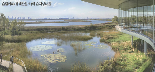 제17회 도시숲 설계 공모대전 수상작 조감도(습담카페) /사진제공=산림청