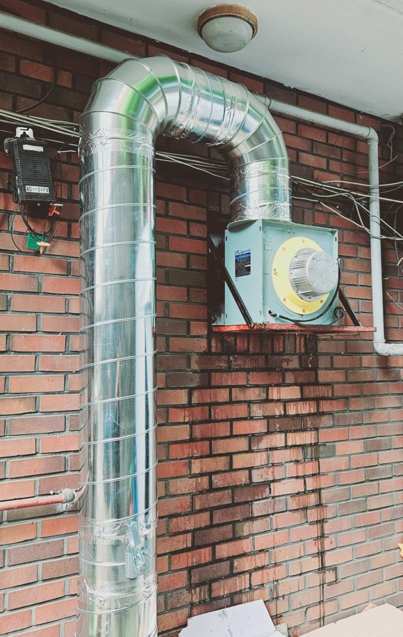 일반음식점 주방환기시설 교체 모습 /사진제공=관악구