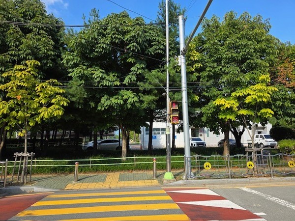 시는 7억8600만원을 들여 어린이 보호구역 개선사업을 마무리한다고 전했다. /사진제공=양산시 