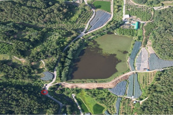 재해위험저수지 사업위치도  /사진제공=영천시