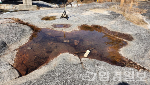 지리산국립공원 구룡계곡 큰산개구리 첫 산란지 /사진제공=국립공원공단