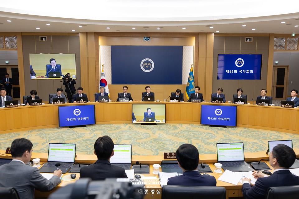 정부는 9월 16일 국무회의에서 ‘국정과제 관리계획’을 확정하는 한편, 앞으로 5년간 새 정부가 역점 추진할 국정 운영의 핵심 로드맵인 123대 국정과제를 본격 추진하기로 했다. /사진제공=대통령실