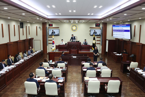 제295회 광명시의회 임시회 폐회  /사진제공=광명시의회