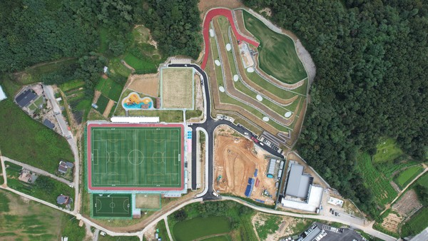 이천시 북부 체육공원 임시 운영 시작(드론사진) /사진제공=이천시