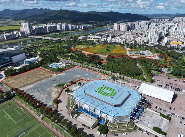 기후대응도시숲 조성사업 대상지  /사진제공=경주시