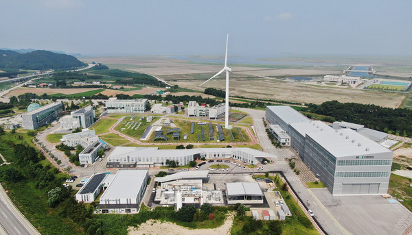 수전해 기반 수소 생산기지 전경 /사진제공=현대건설