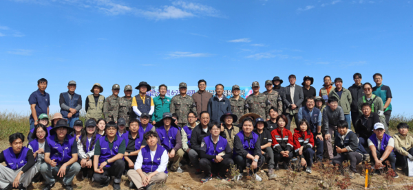 DMZ 산림 훼손지 복원 행사 /사진제공=효성