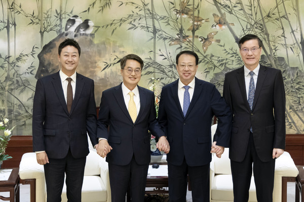 김진경 의장, 후헝화 충칭시장 등 지도부와의 면담 및 우호협력 체결 /사진제공=경기도의회