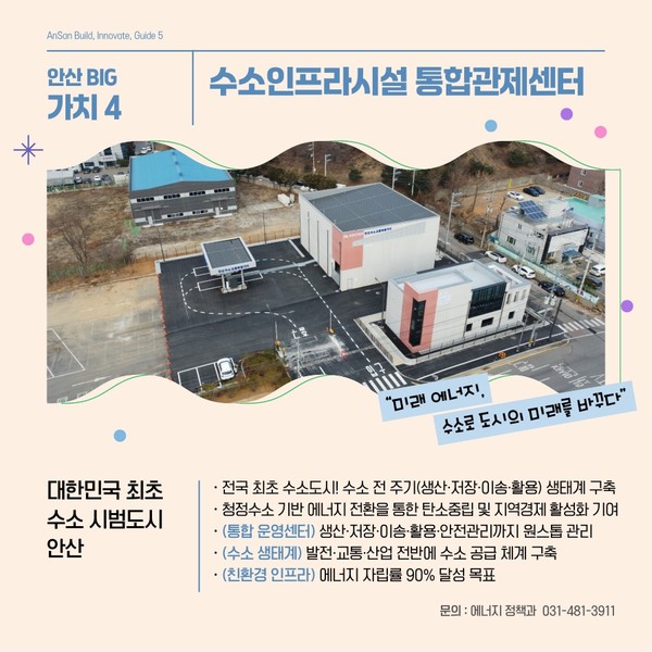 안산시의 수소인프라시설 통합관제센터 /사진제공=안산시