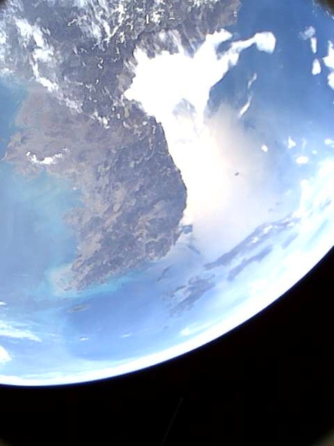 진주시, 초소형 인공위성 ‘진주샛-2’ 개발 본궤도 - 한반도 촬영사진/사진제공=진주시