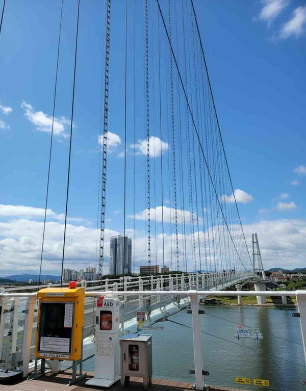 여주시 출렁다리 안전관리 우수사례로 선정. /사진제공=여주시