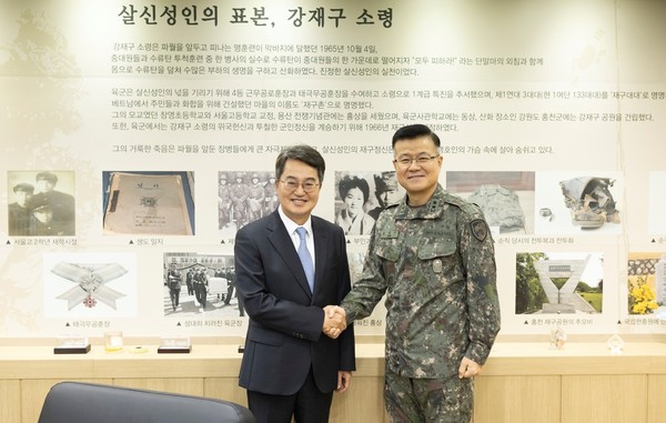 고 강재구 소령 배출한 가평 맹호부대 /사진제공=경기도