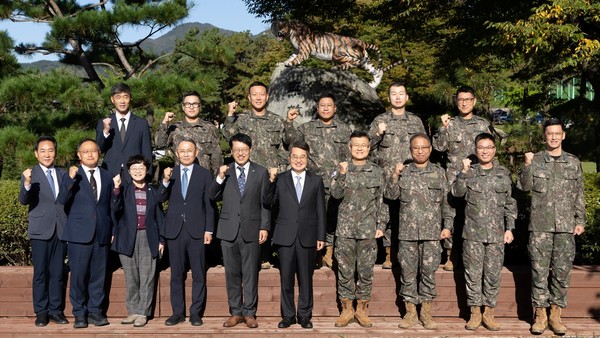 김동연 지사, 17일 가평군 수도기계화보병사단(맹호부대) 방문 /사진제공=경기도