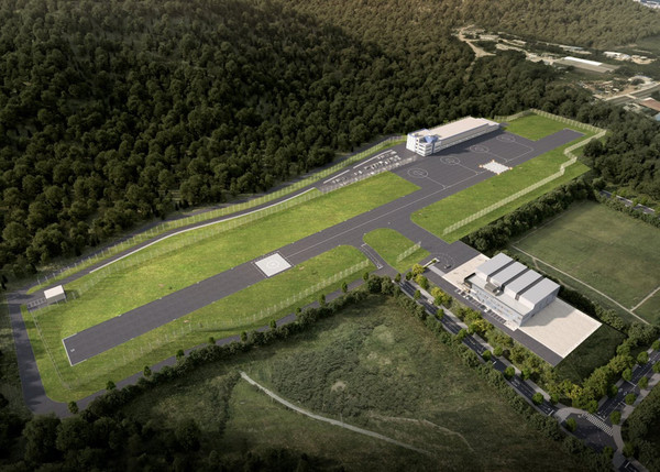 진주시 ‘미래항공기체 실증센터 건립’ 순항/조감도제공=진주시