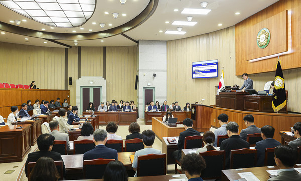 의왕시의회, 제315회 임시회 22일 개회 모습. /사진제공=의왕시의회