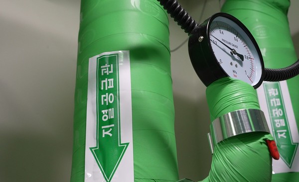 호계1동 행정복지센터 지열시스템 사진. /사진제공=안양시