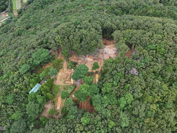 시는 10월29일 '양산 우불산성' 정밀발굴조사 성과를 알리는 현장공개회를 진행한다고 전했다. /사진제공=양산시