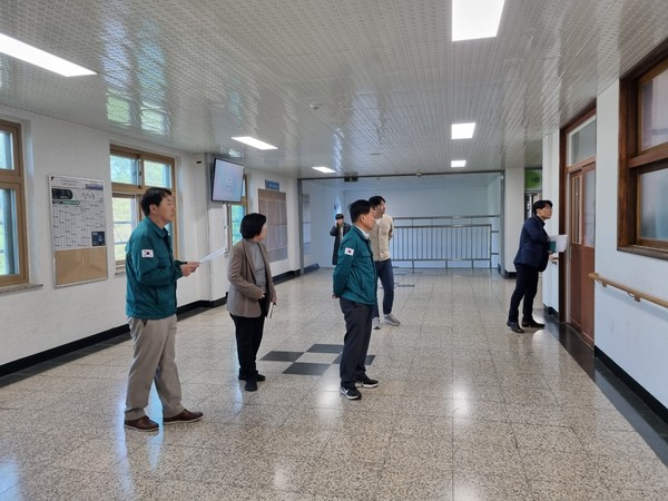 수능 시험장 안전점검 실시 /사진제공=경북교육청