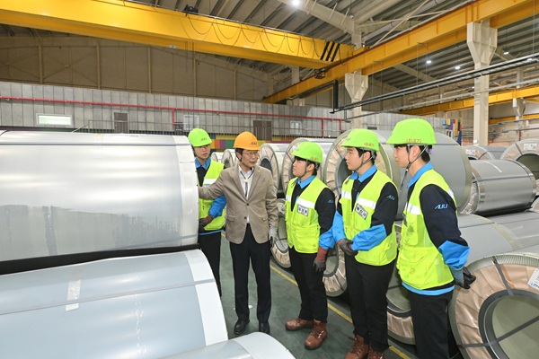 아주스틸(주) 특별지도 점검 현장 / 사진제공=경북교육청