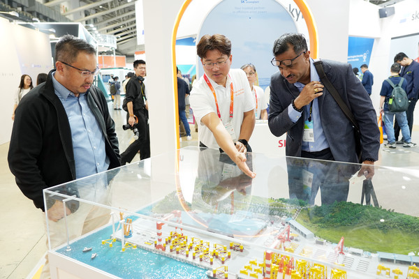 에너지 타이완(Energy Taiwan) & 넷제로 타이완(Net-Zero Taiwan) 2025 SK오션플랜트 부스 /사진제공=SK오션플랜트